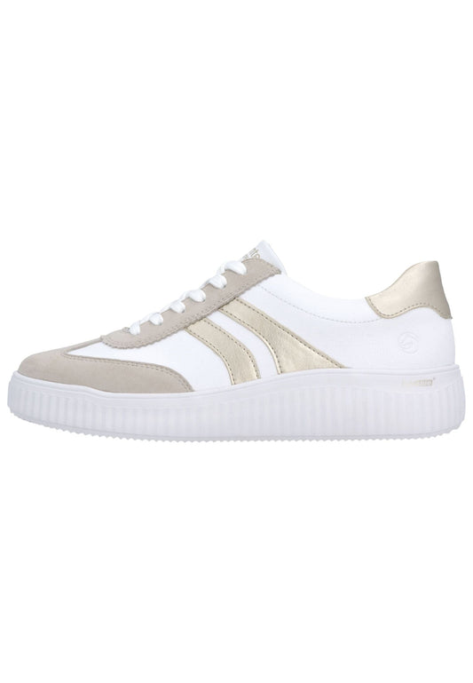 Remonte Sneaker Leder Weiß/Beige