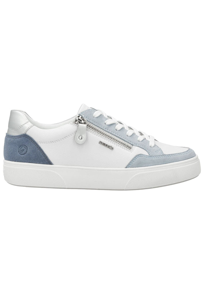 Remonte Sneaker Leder Weiß/Blau