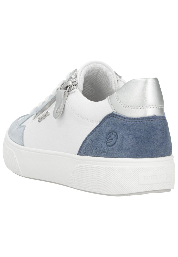 Remonte Sneaker Leder Weiß/Blau