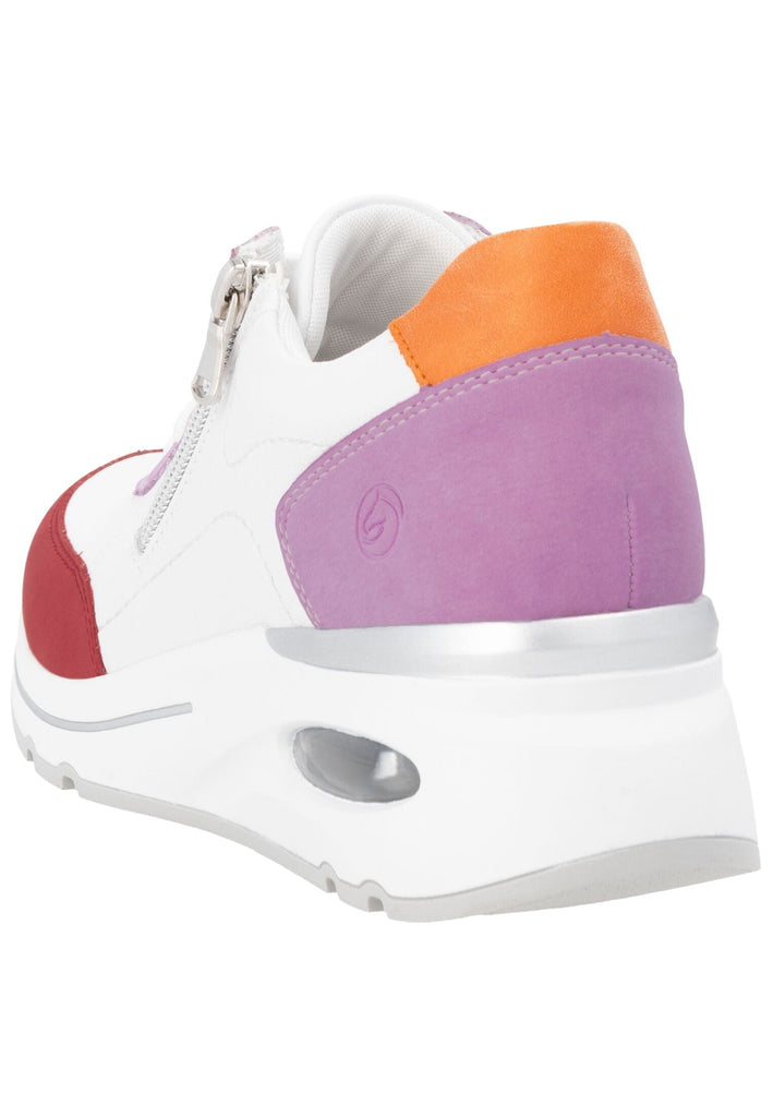 Remonte Sneaker Leder Weiß/Lila