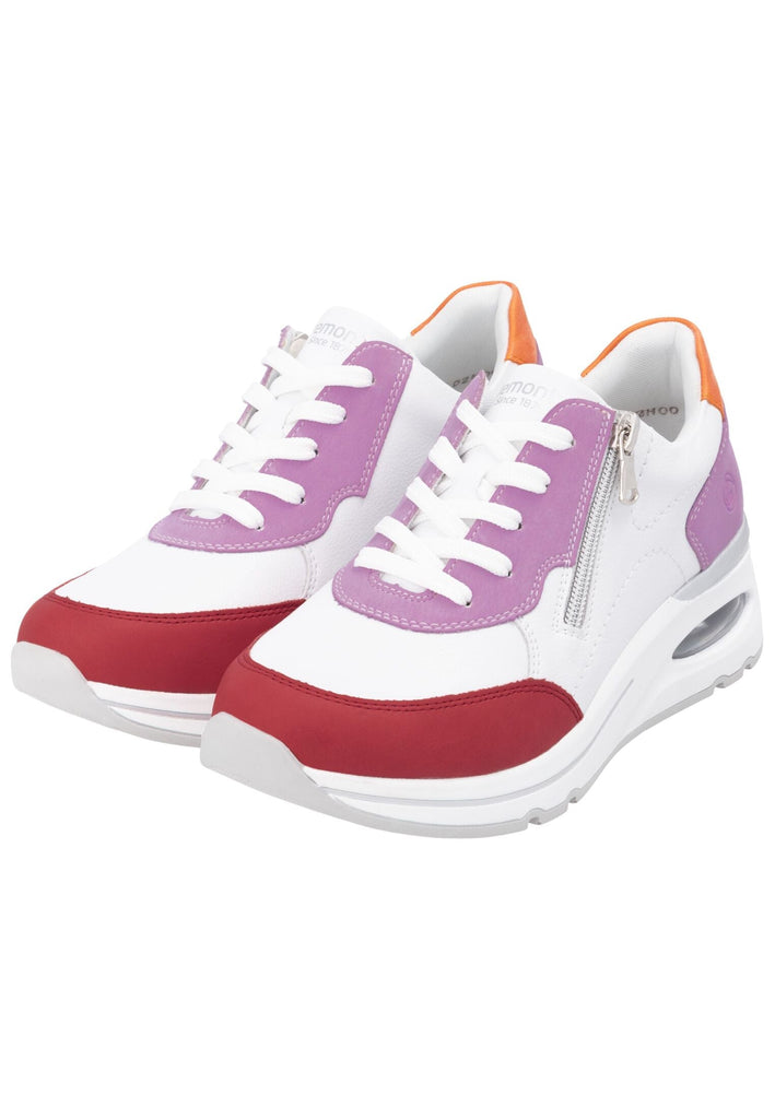 Remonte Sneaker Leder Weiß/Lila