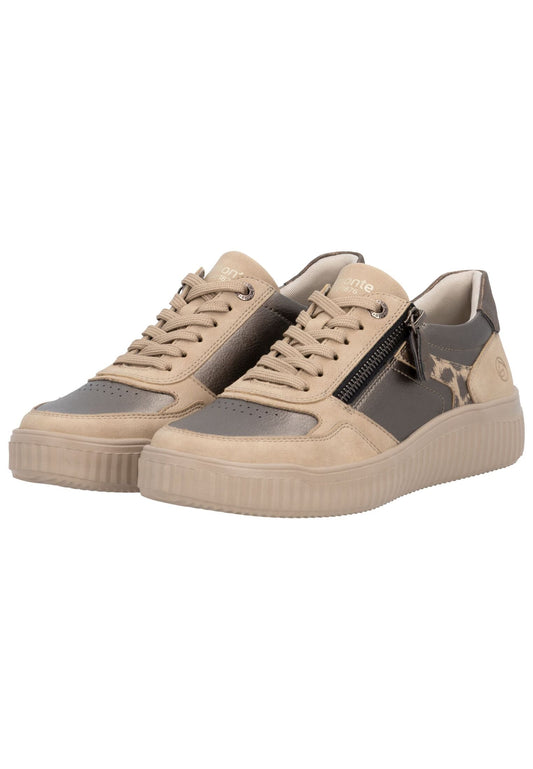 Remonte Sneaker Lederimitat Beige