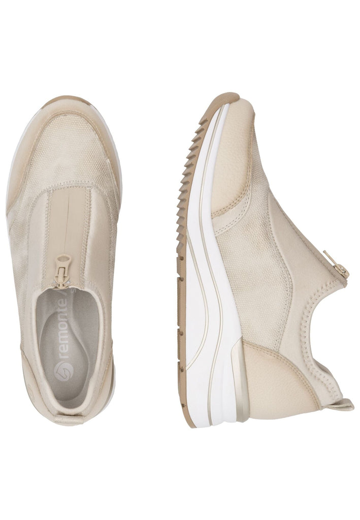 Remonte Sneaker Lederimitat Cream