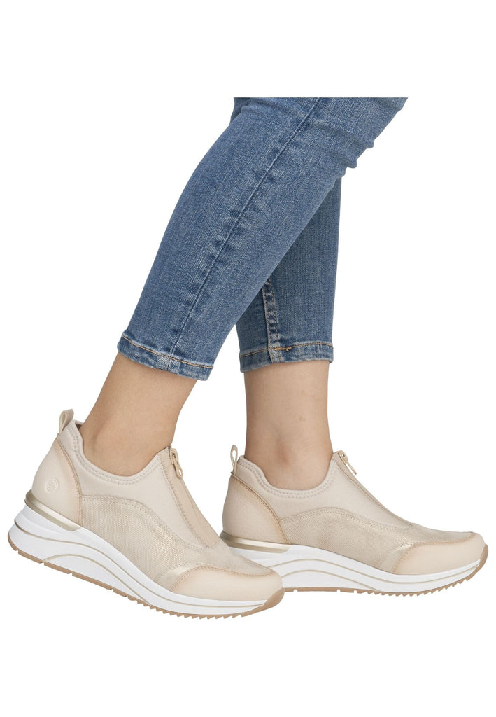 Remonte Sneaker Lederimitat Cream