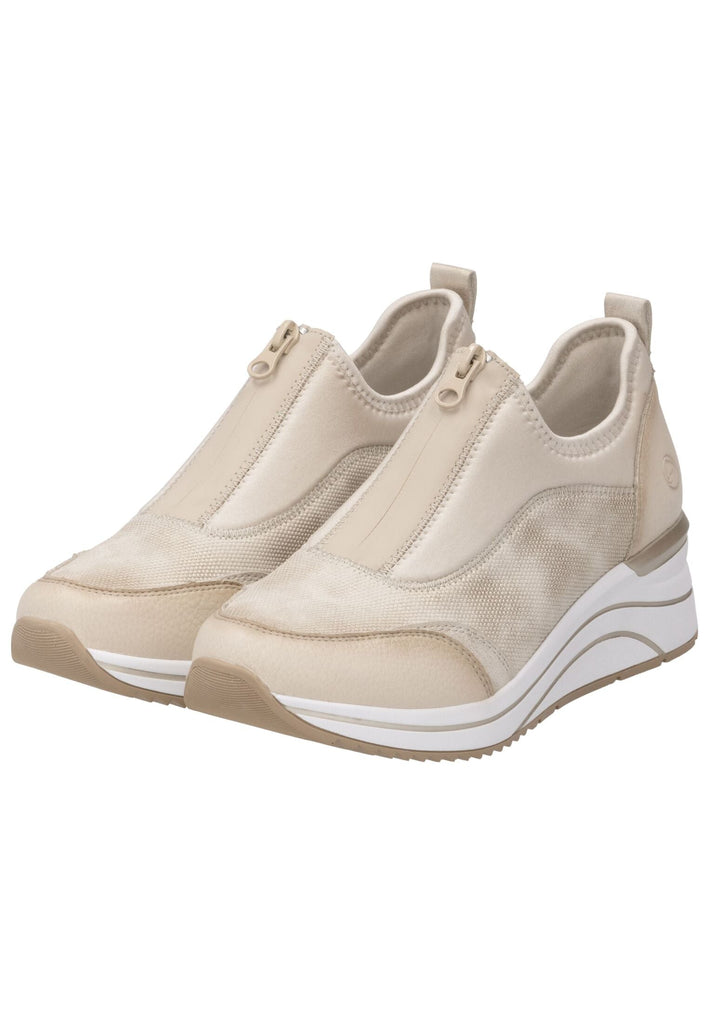 Remonte Sneaker Lederimitat Cream