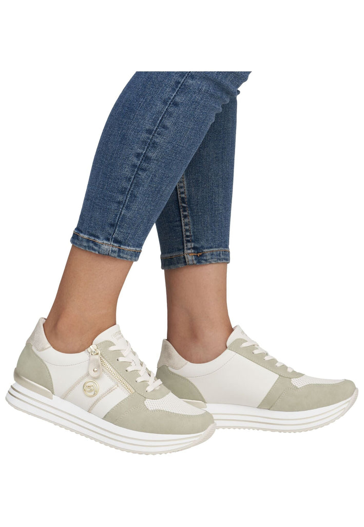 Remonte Sneaker Lederimitat Offwhite