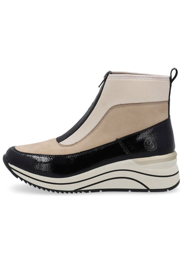 Remonte Sneaker Lederimitat Schwarz