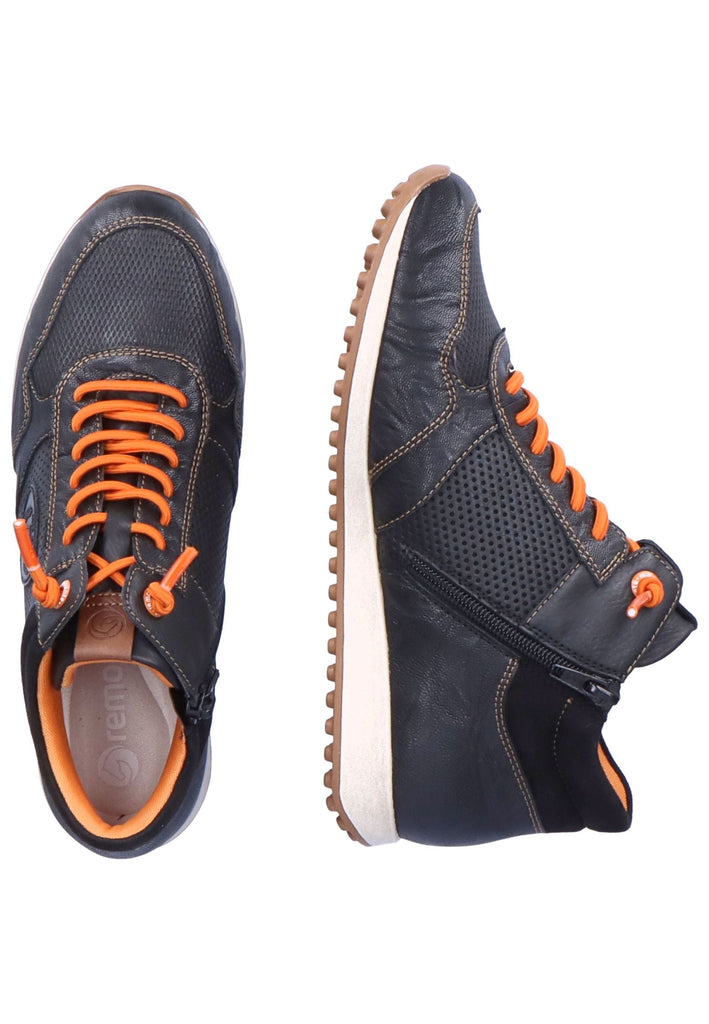 Remonte Sneaker Lederimitat Schwarz