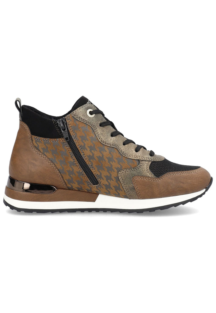 Remonte Sneaker Lederimitat/Textil Chestnut