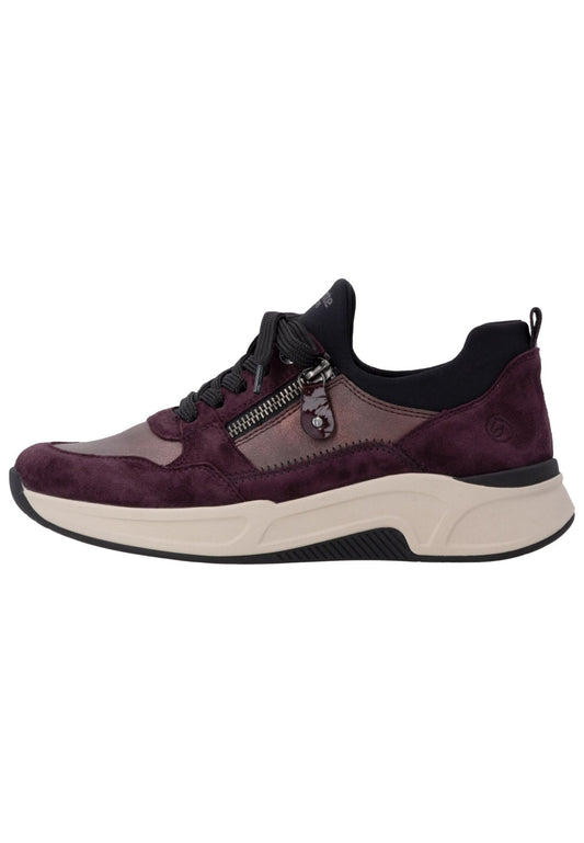 Remonte Sneaker Lederimitat Violett
