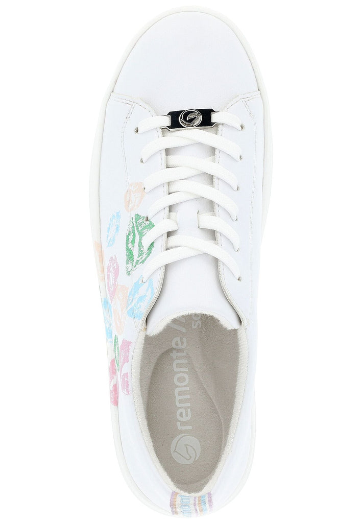 Remonte Sneaker Lederimitat Weiß Kombi