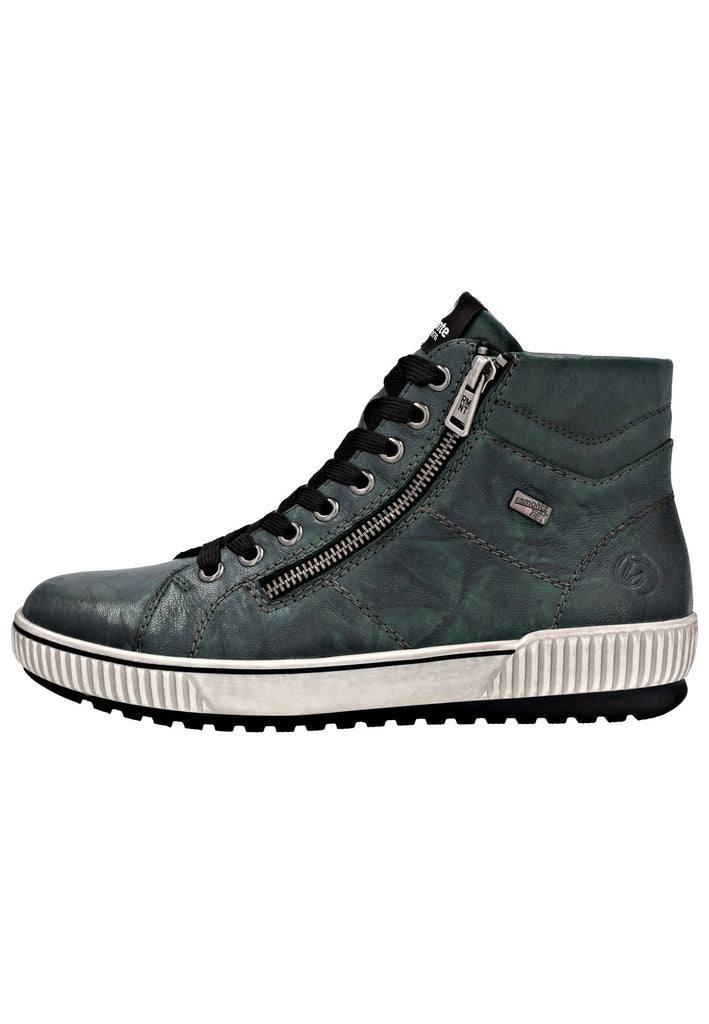 Sneaker Remonte Sneaker Glattleder Olive Warmfutter
