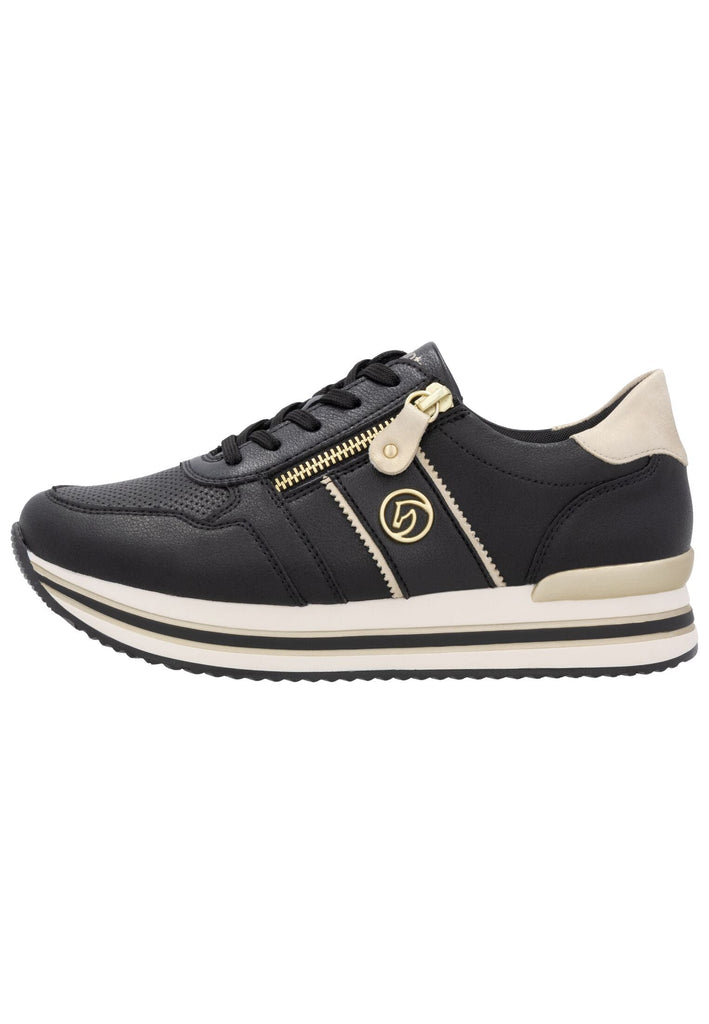 Sneaker Remonte Sneaker Leder Schwarz
