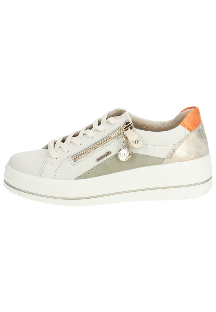 Sneaker Remonte Sneaker Leder/Synthetik Weiß Kombi