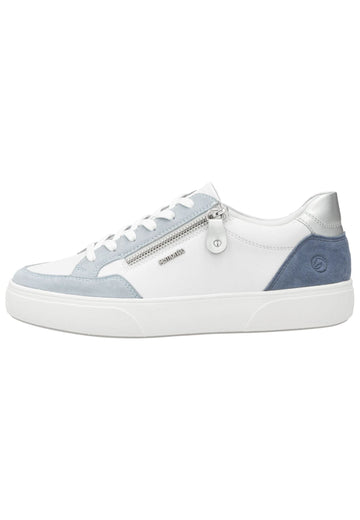 Sneaker Remonte Sneaker Leder Weiß/Blau