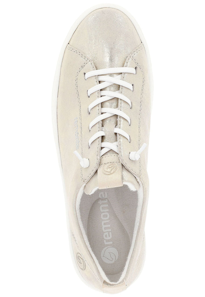 Remonte Sneaker Veloursleder Beige/Silber