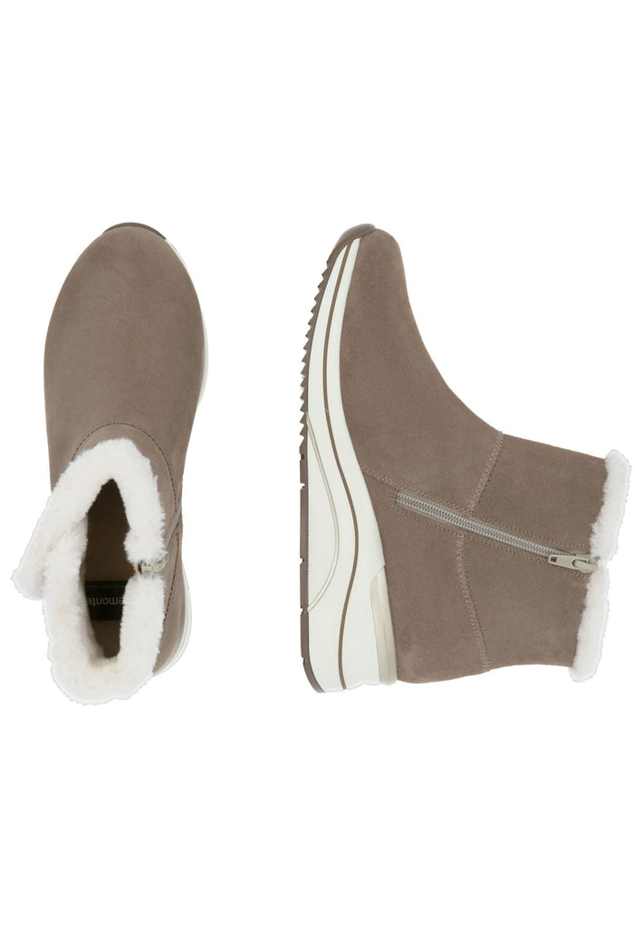 Remonte Sneaker Veloursleder Fango