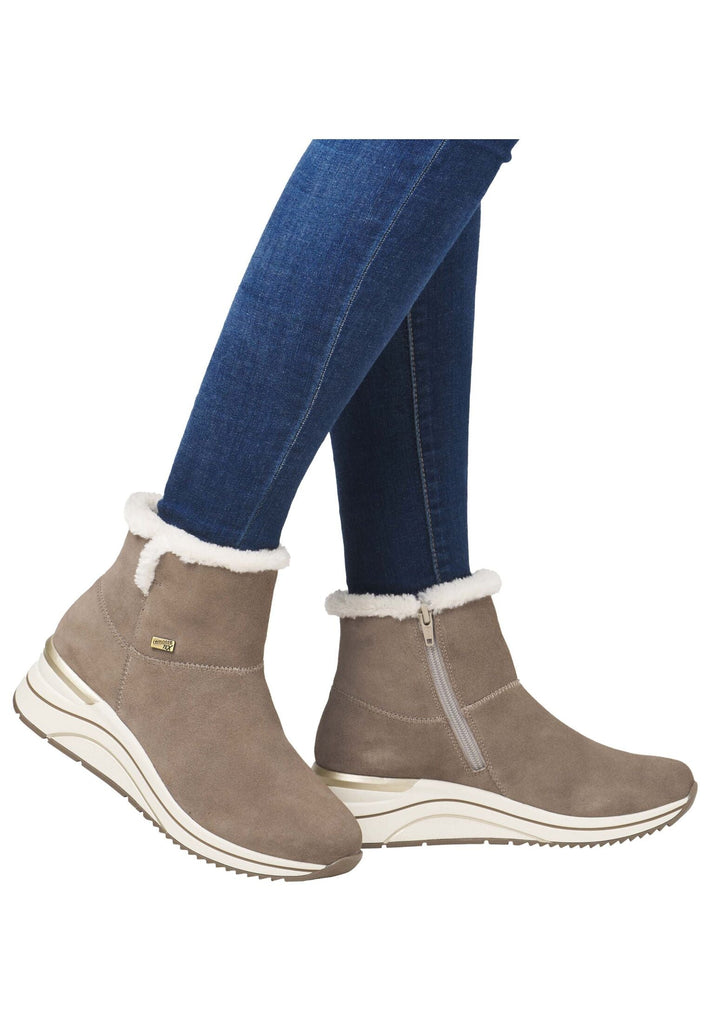 Remonte Sneaker Veloursleder Fango