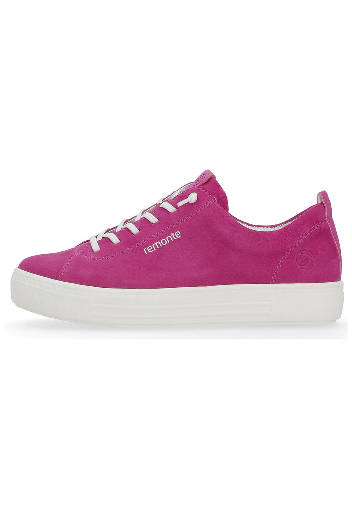 Remonte Sneaker Veloursleder Fuchsia
