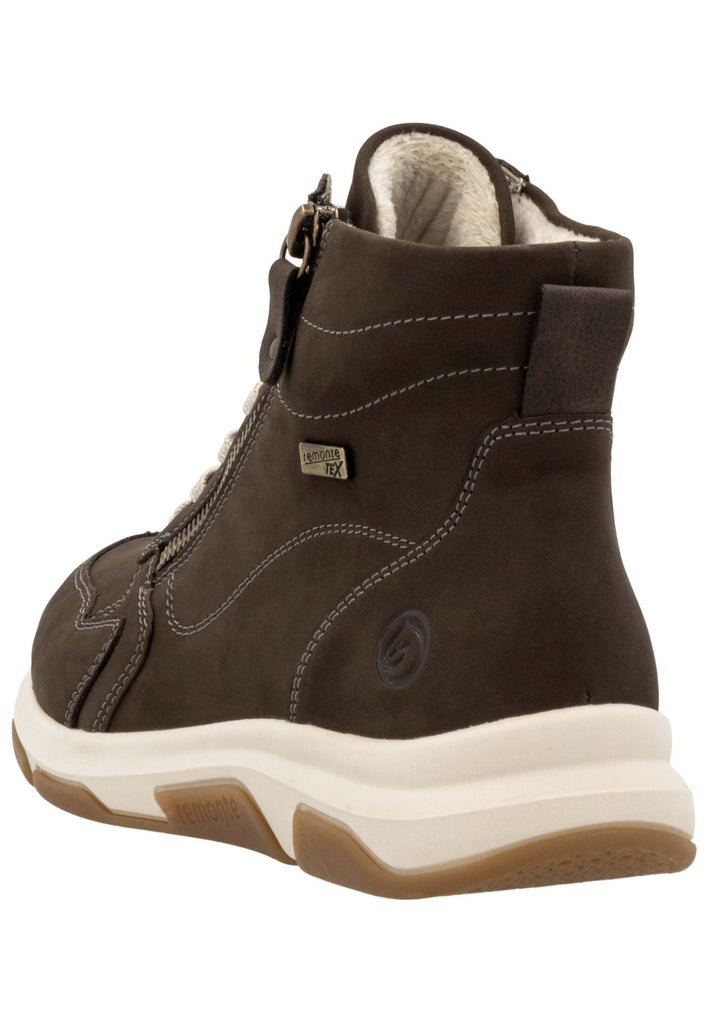 Remonte Sneaker Veloursleder Schoko Warmfutter