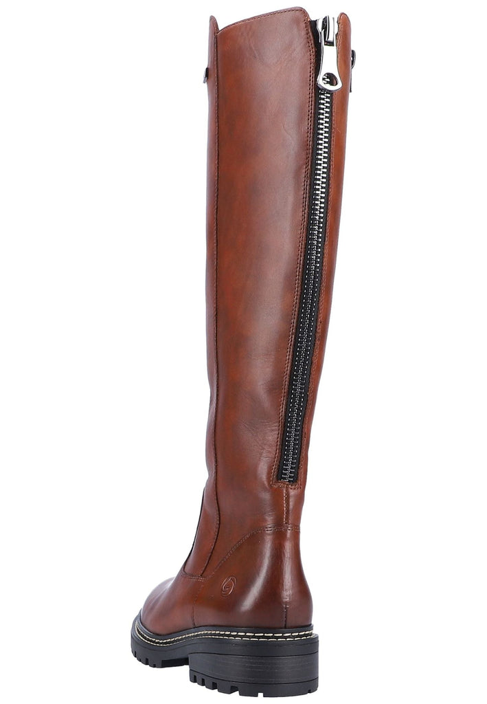 Remonte Stiefel Glattleder Chestnut