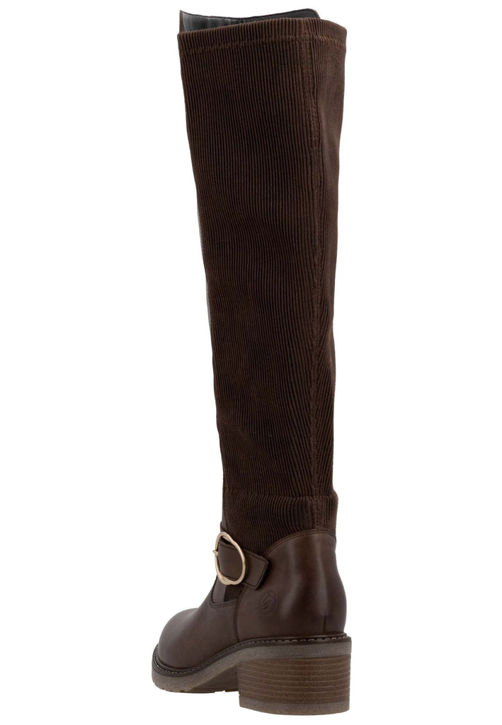 Remonte Stiefel Glattleder Mahagony Warmfutter