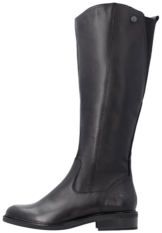 Remonte Stiefel Glattleder Schwarz