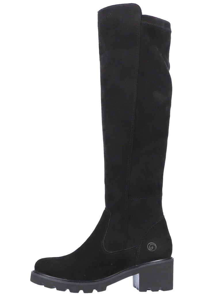 Remonte Stiefel Leder Schwarz Warmfutter