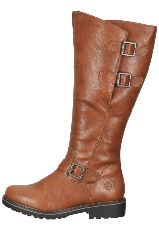 Remonte Stiefel Lederimitat Cuoio Warmfutter