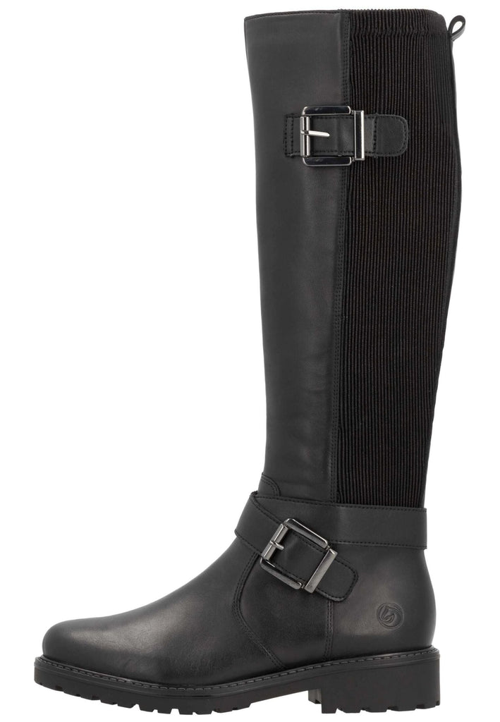 Stiefel Remonte Stiefel Glattleder Schwarz