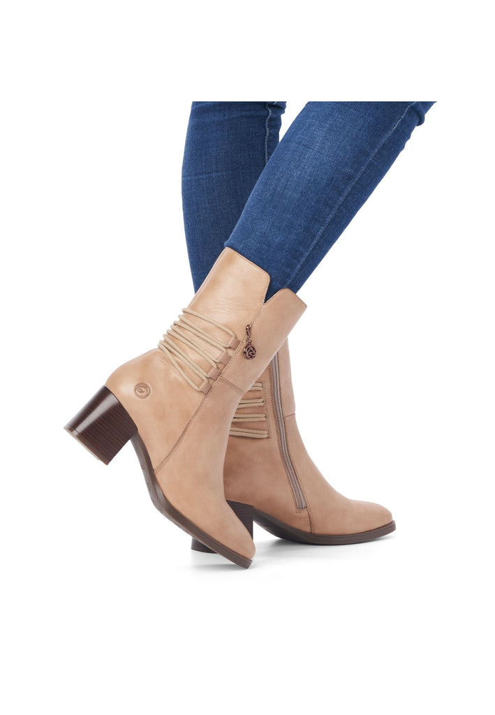 Remonte Stiefelette Glattleder Braun