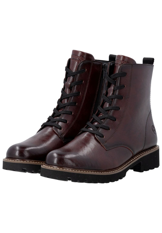 Remonte Stiefelette Glattleder Braun Warmfutter
