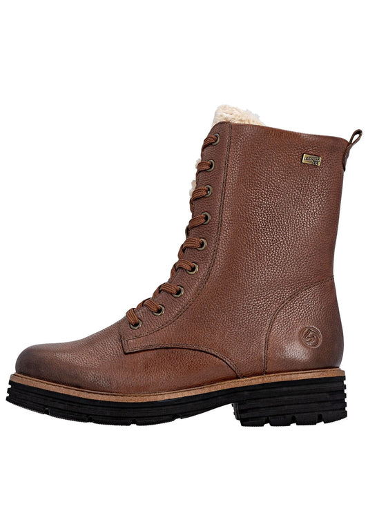 Remonte Stiefelette Glattleder Braun Warmfutter
