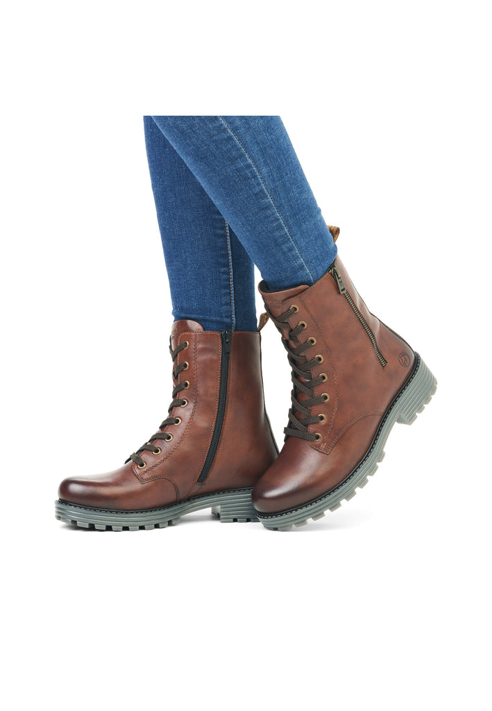 Remonte Stiefelette Glattleder Chestnut