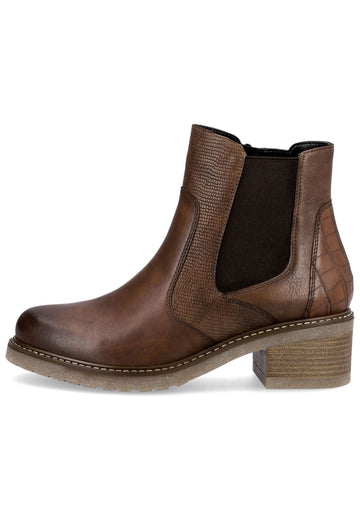 Remonte Stiefelette Glattleder Chestnut
