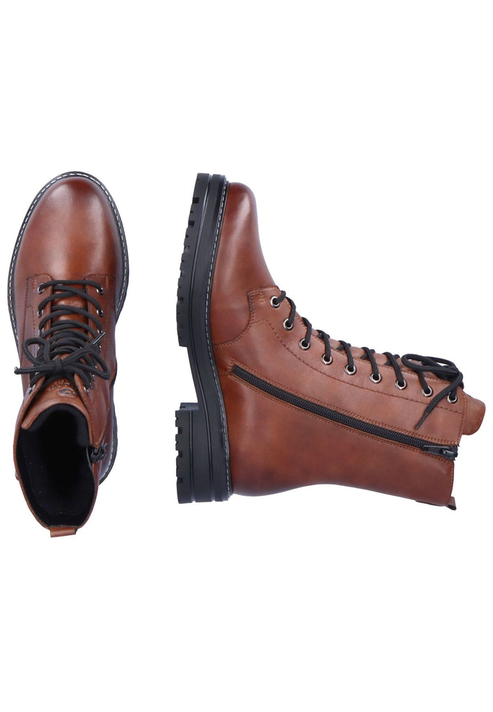 Remonte Stiefelette Glattleder Chestnut Warmfutter