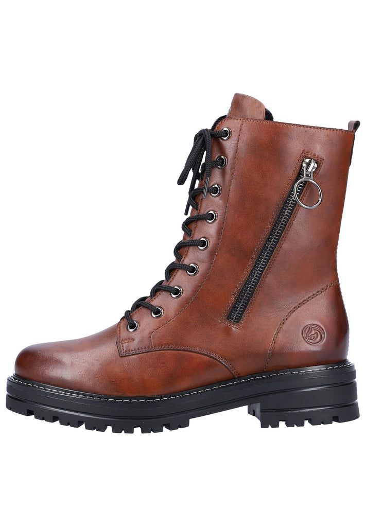 Remonte Stiefelette Glattleder Chestnut Warmfutter