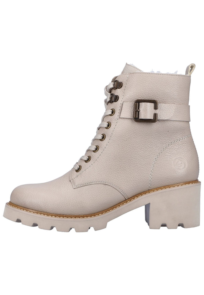 Remonte Stiefelette Glattleder Cream Warmfutter