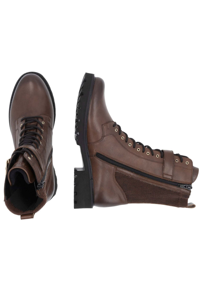 Remonte Stiefelette Glattleder Mahagony