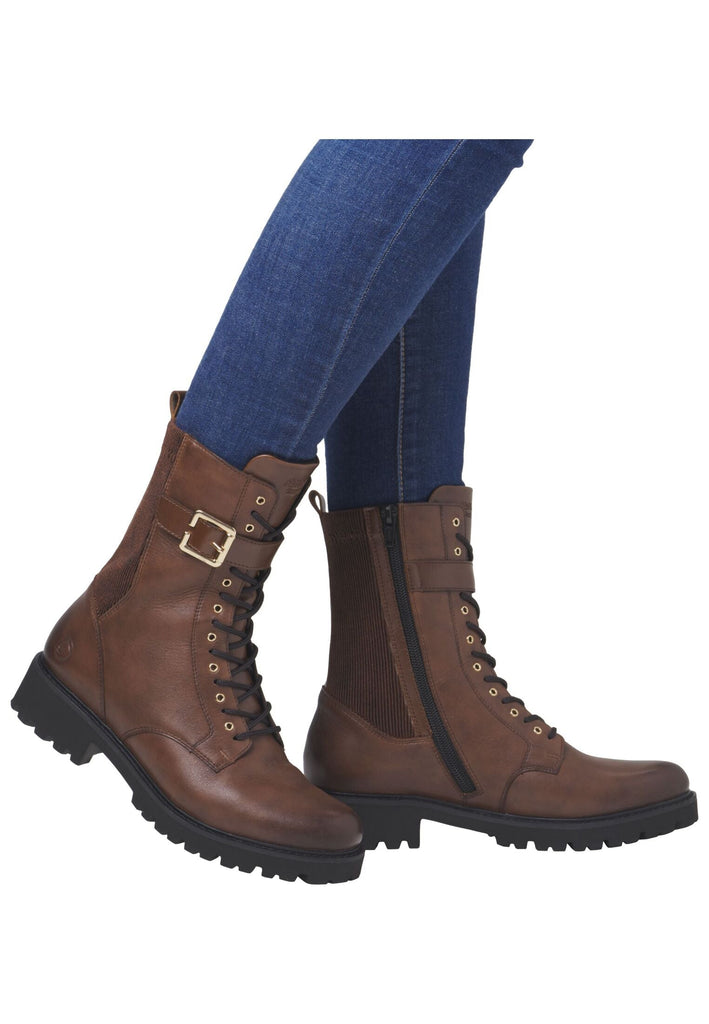 Remonte Stiefelette Glattleder Mahagony