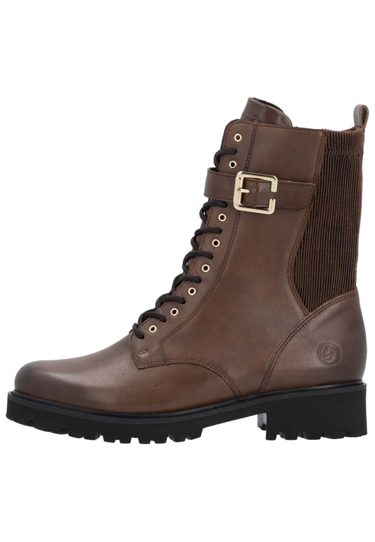 Remonte Stiefelette Glattleder Mahagony
