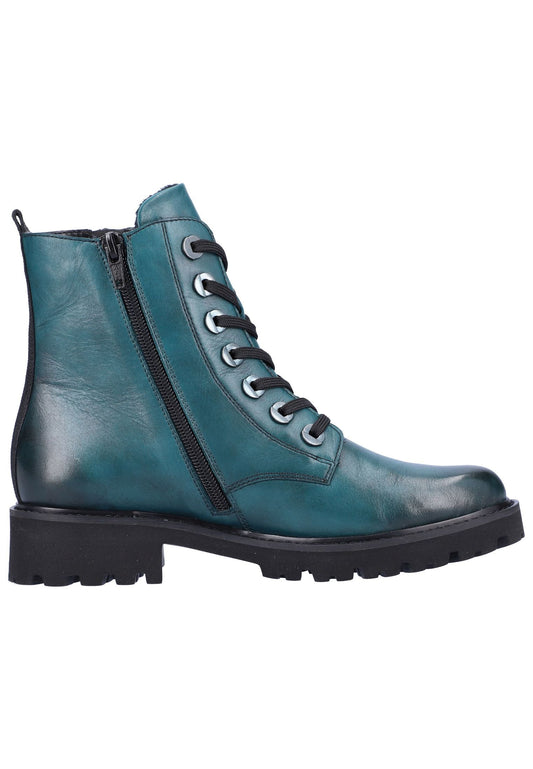 Remonte Stiefelette Glattleder Petrol