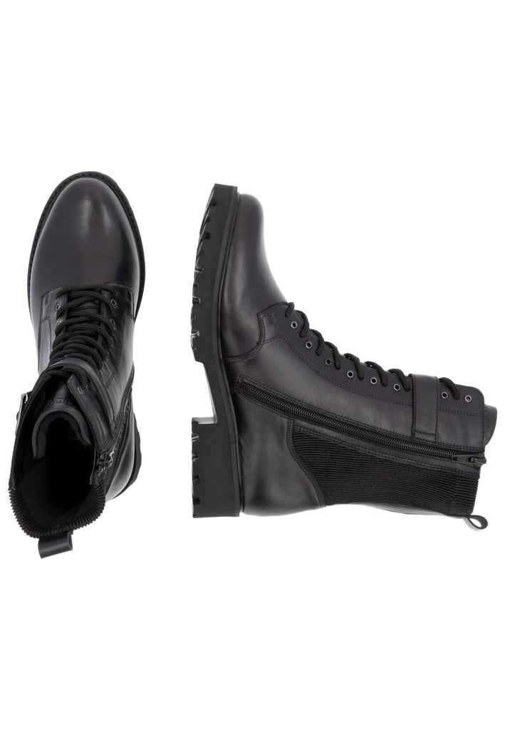 Remonte Stiefelette Glattleder Schwarz