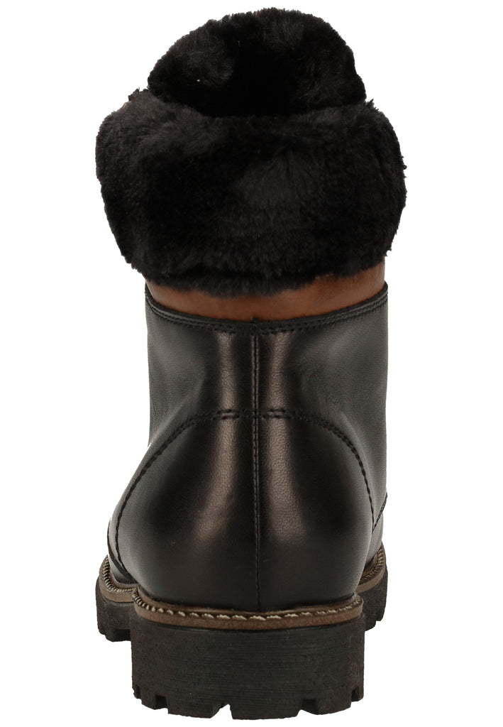 Remonte Stiefelette Glattleder Schwarz/Braun