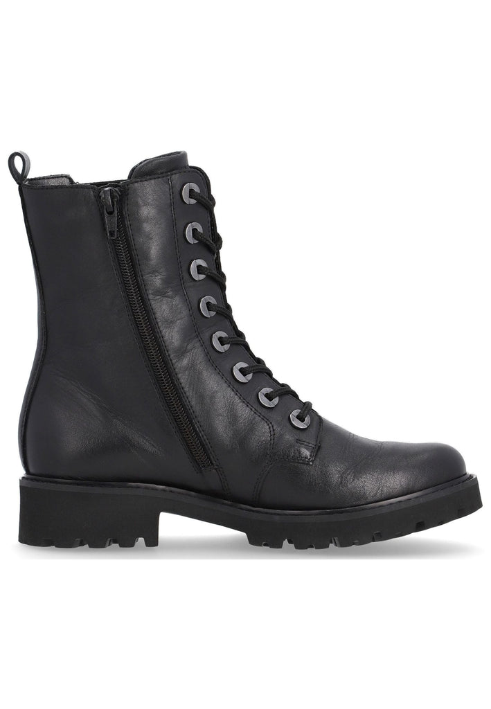 Remonte Stiefelette Glattleder Schwarz Warmfutter