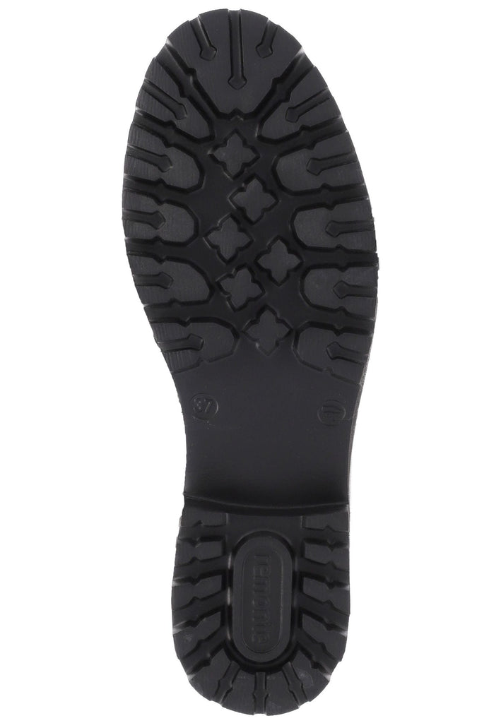 Remonte Stiefelette Glattleder Schwarz Warmfutter