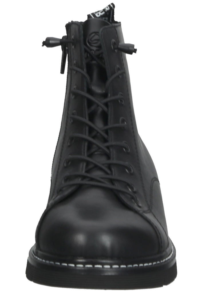 Remonte Stiefelette Glattleder Schwarz Warmfutter