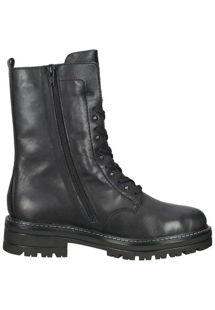 Remonte Stiefelette Glattleder Schwarz Warmfutter