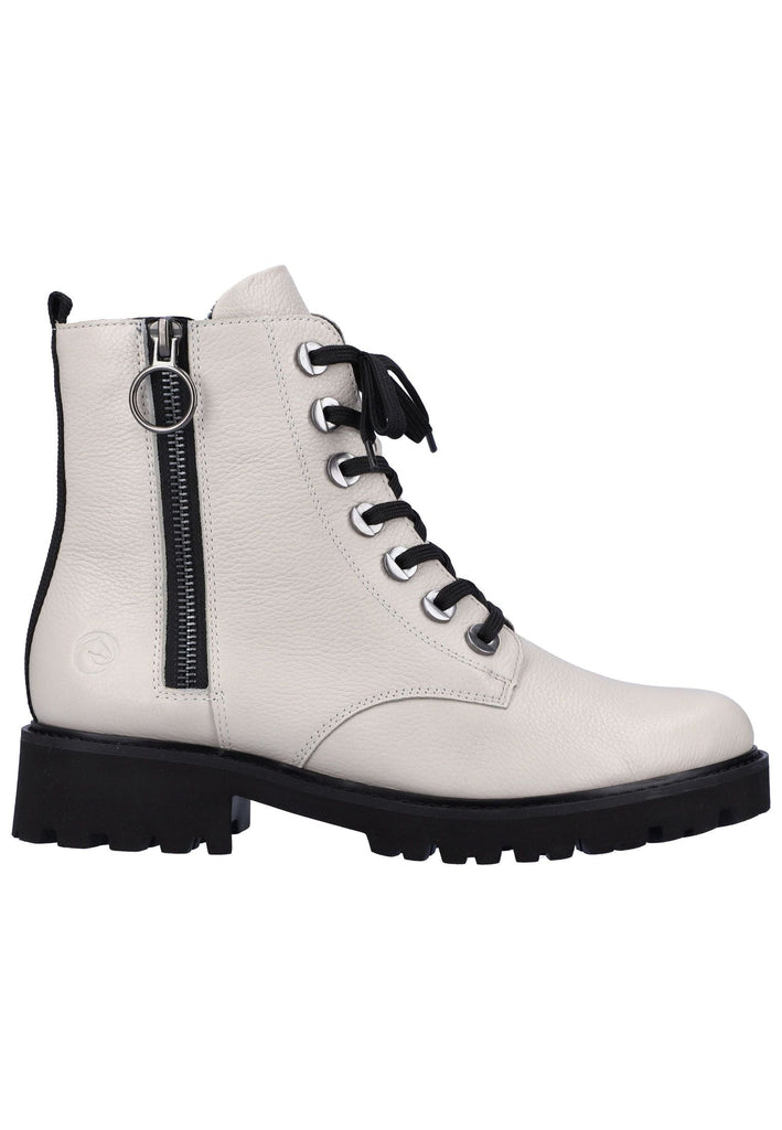 Remonte Stiefelette Glattleder Weiß