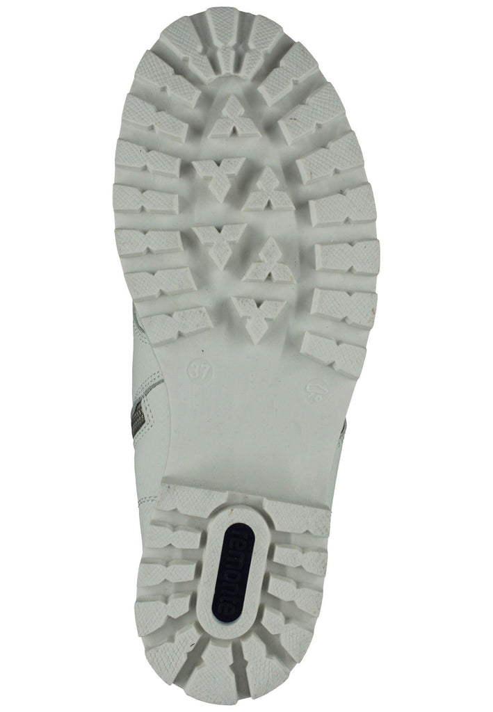 Remonte Stiefelette Glattleder Weiß Warmfutter